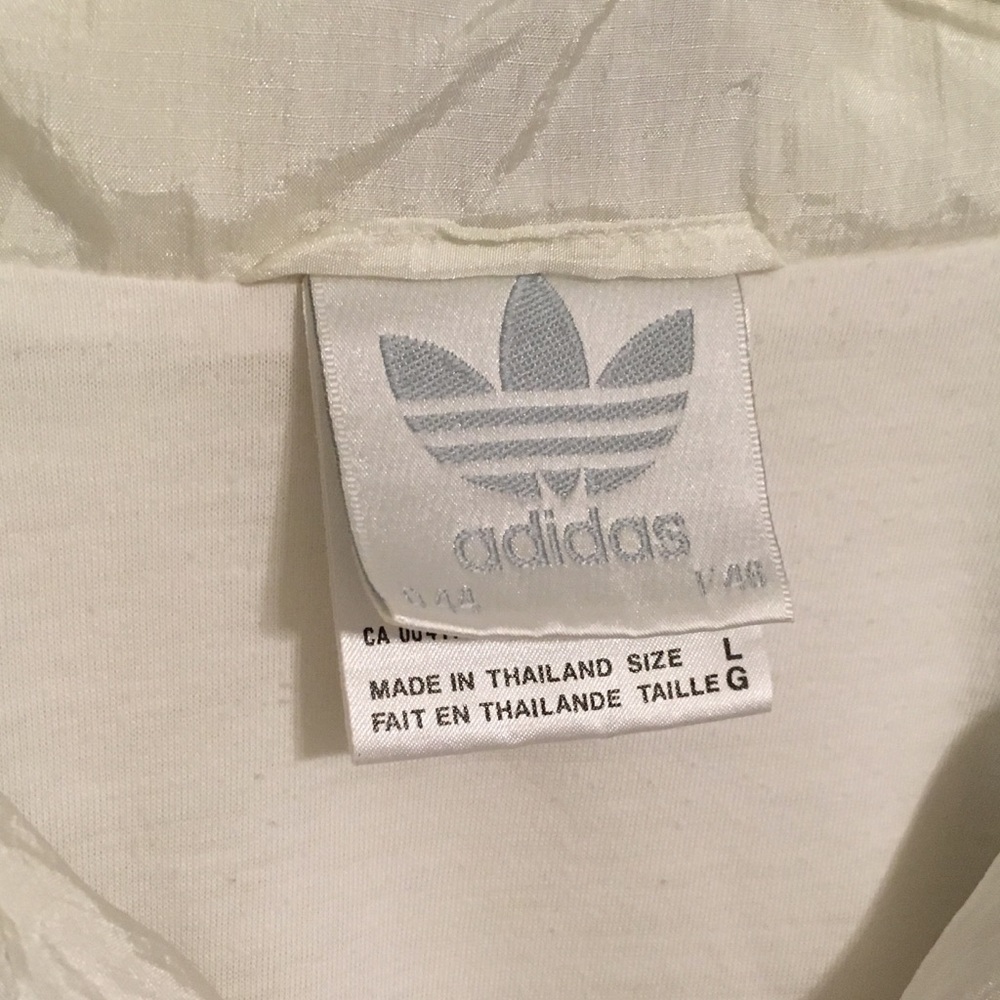 Vtg 90's Adidas Women's windbreaker jacket Sz L - Picture 5 of 5